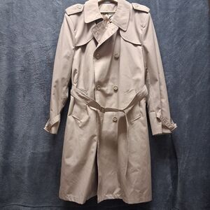 Vintage Henley Trench Coat Sz 44